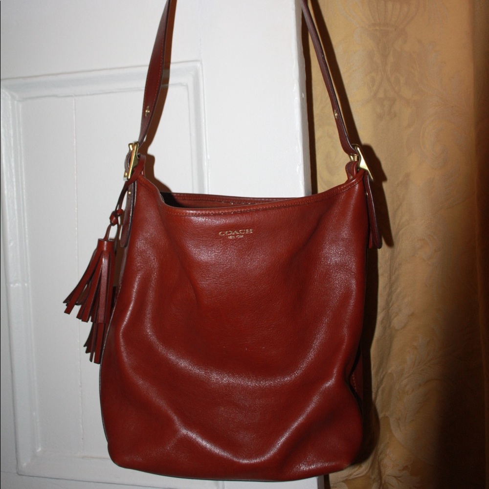 Leather Coach purse